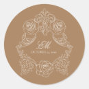 Recherche de logo mariage autocollants Classique