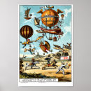 Suche nach vintager heißluftballon poster Antike