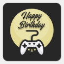 Recherche de console de jeu autocollants Fête d'anniversaire