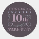 Suche nach 10 jahrestag aufkleber Elegant