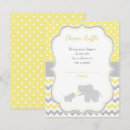 Recherche de chevron gris jaune invitations Baby