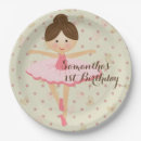 Recherche de ballerina paper assiettes Girl