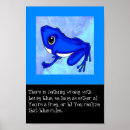 Suche nach blauer frosch poster Niedlich