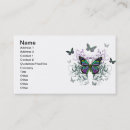 Recherche de conception de papillon cartes visite Moderne