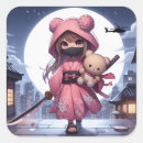 Recherche de ninja mignon autocollants Samouraï