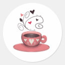 Suche nach rosa kaffee aufkleber Rot