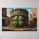 Recherche de trèfle chanceux posters Trèfle à quatre feuilles