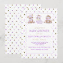 Recherche de purple elephant baby shower invitations Mignon
