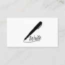 Recherche de stylo cartes visite Romancier