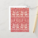 Recherche de motif lapin cartes postales William morris