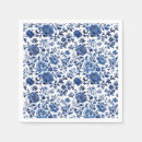 Recherche de chinoiserie serviettes Bleu marine