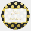 Recherche de jaune pois autocollants Noir