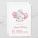 Recherche de elephant baby shower fille invitations Pour enfants