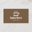 Suche nach kaffee barista visitenkarten Braun