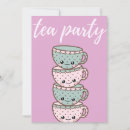 Recherche de teacup invitations Rose