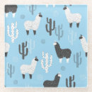Recherche de motif cactus dessous de verres Blanc