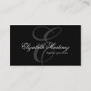 Recherche de chic cartes visite Monogramme