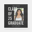 Suche nach abschluss papierservietten Schwarz weiß