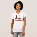 Recherche de grains de café tshirts Pour elle