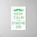Recherche de moustache drôle posters Vert