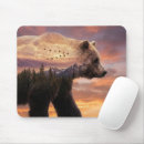 Suche nach grizzlybären mousepads Sonnenuntergang