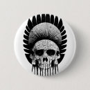 Suche nach weißer schädel buttons Schwarz weiß