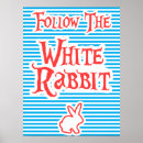 Suche nach weißes kaninchen poster Wunderland