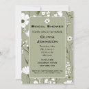 Recherche de simplicité élégante invitations Verdure