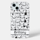 Recherche de chat noir et blanc iphone coques Chic
