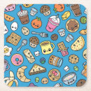 Recherche de nourriture kawaii dessous de verres Motif