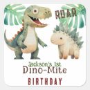 Recherche de petit dinosaure autocollants Préhistorique