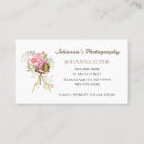 Recherche de fleurs romantiques cartes visite Customer