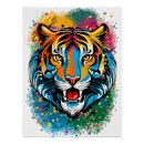 Recherche de tête tigre posters Félin
