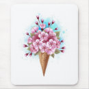Recherche de cône glace tapis souris Rose
