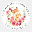 Recherche de renard de bébé autocollants Pour elle