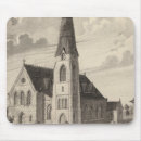 Recherche de églises tapis souris Lithographié