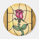 Recherche de fenêtre rose magnets Rouge