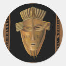 Recherche de masque tribal autocollants Afrique