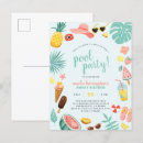 Recherche de pool party cartes invitations Pour elle