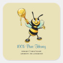 Recherche de abeille heureuse autocollants Miel