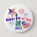 Recherche de 4 juillet badges Statue de liberté