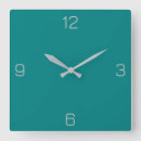 Recherche de vert turquoise horloges Solide
