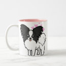 Suche nach papillon hund wohnen zuhause Cartoon
