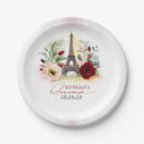 Recherche de tour eiffel de paris assiettes en papier Français