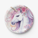Recherche de plats de licorne assiettes Anniversaire