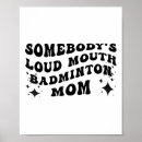 Suche nach mutter lustig poster Badminton