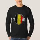 Recherche de fierté belge tshirts Drapeau