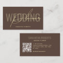 Suche nach hochzeitsplanung visitenkarten Elegant