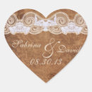 Recherche de de campagnard mariage autocollants Dentelles