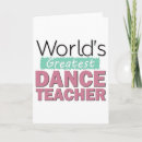 Recherche de dance vœux cartes Professeur de danse